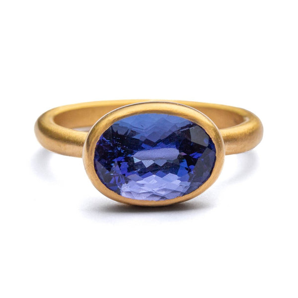 Tanzanite Princess Ring