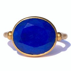 Lapis lazuli Swivel Ring                                