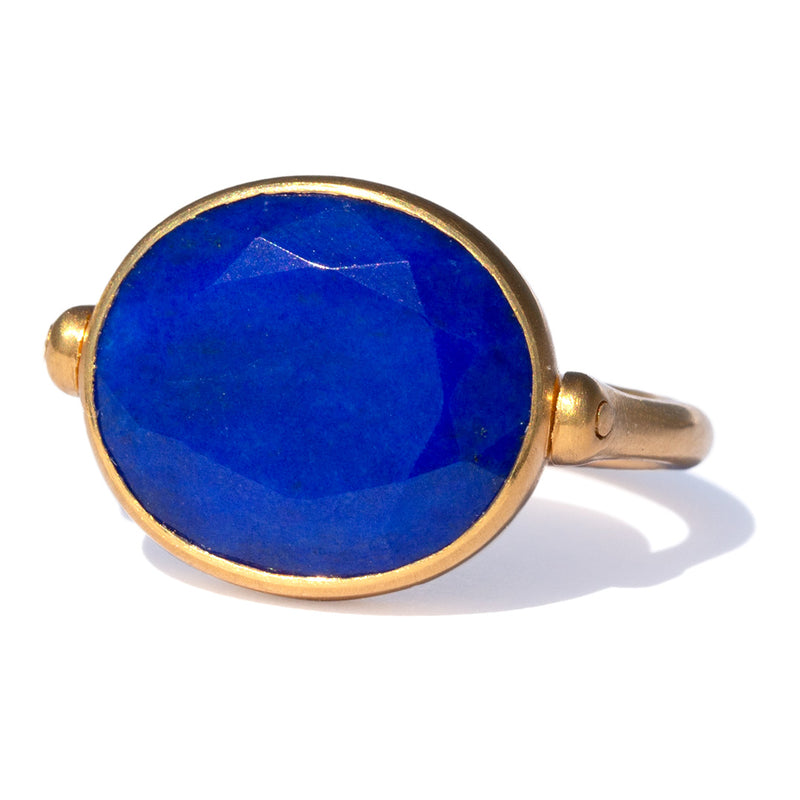 Lapis lazuli Swivel Ring                                