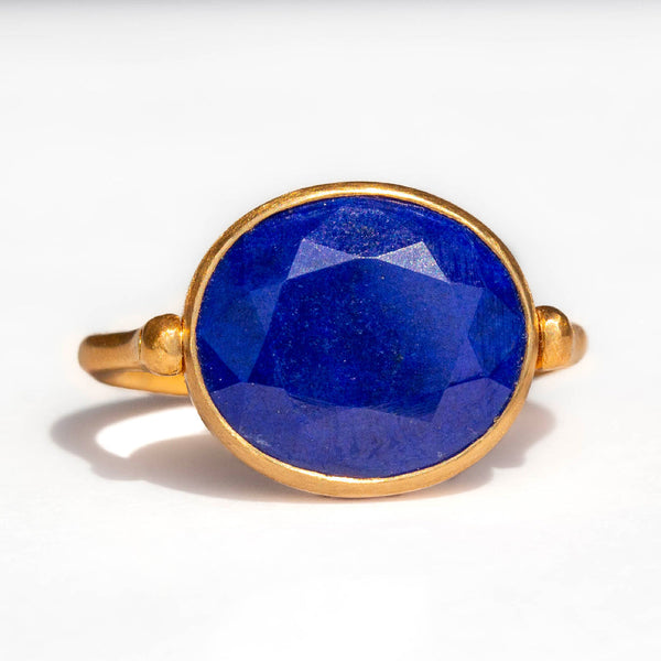 Lapis lazuli Swivel Ring                                
