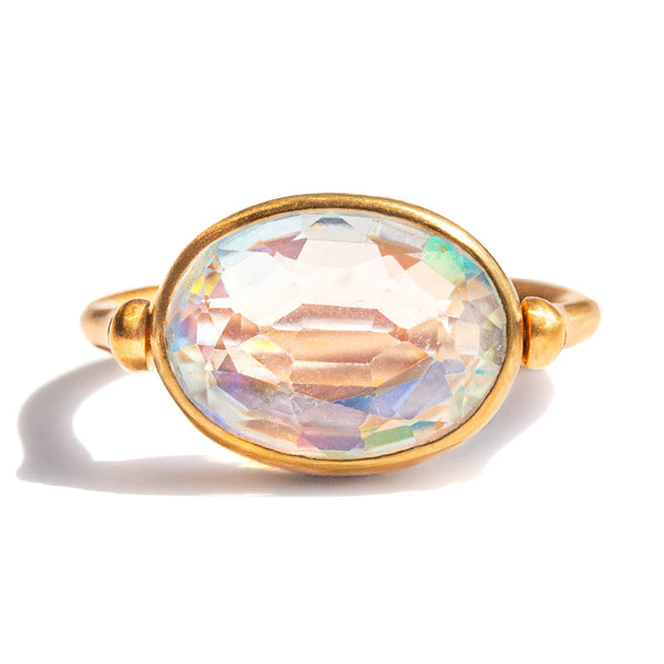 Swivel Moonstone Ring