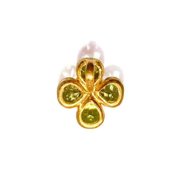 Pendant Small Clover Peridot