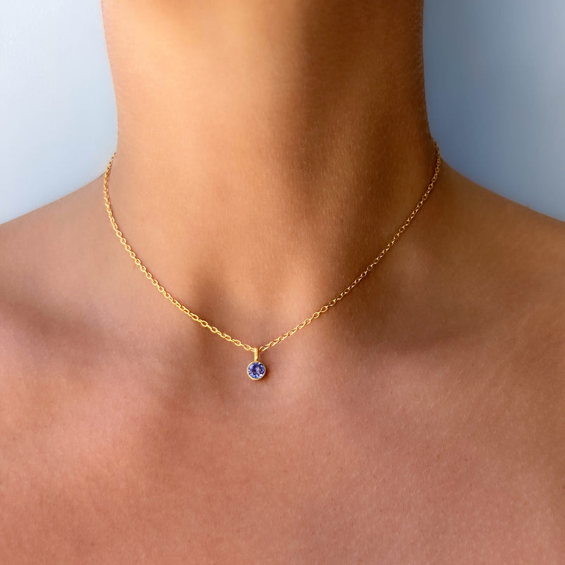 Tanzanite Bindi Pendant