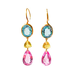 Multicoloured Elizabeth T. earrings