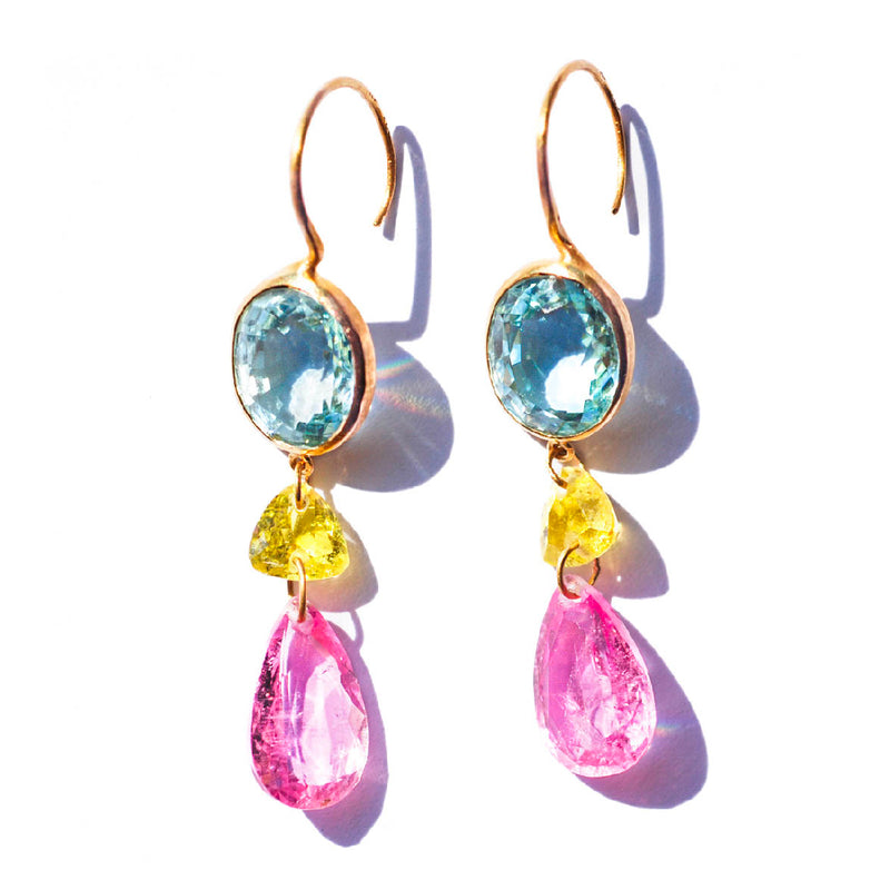 Multicoloured Elizabeth T. earrings