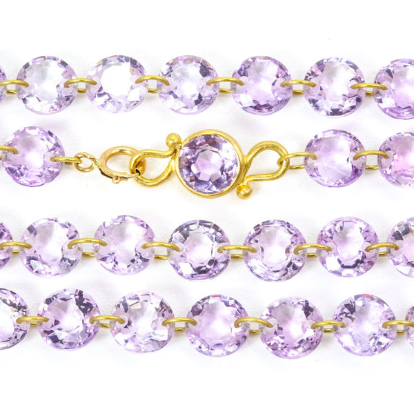 Lady Like Amethyst XL necklace