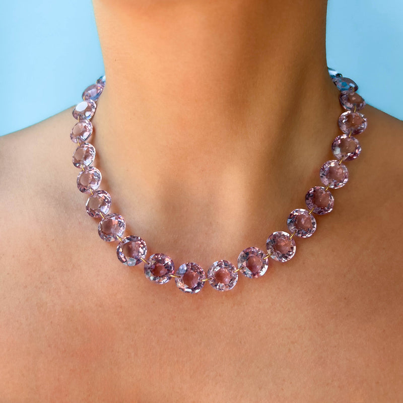 Lady Like Amethyst XL necklace