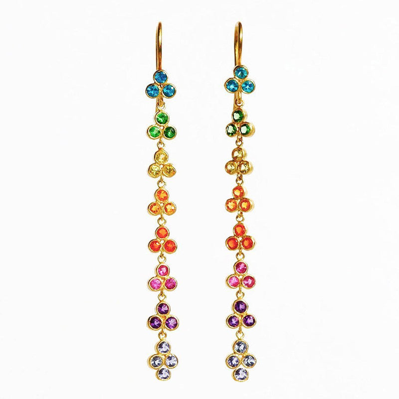 Rainbow Bollywood Earrings