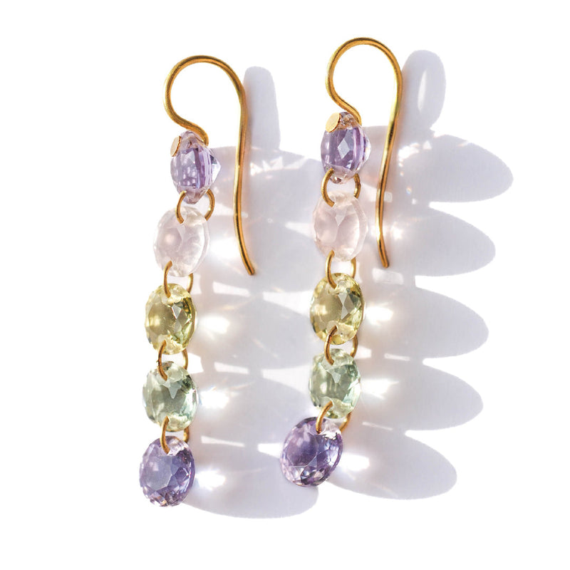 Mini Rivières Pastel earrings
