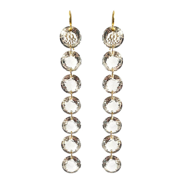 Smokey Quartz Rivières Earrings 