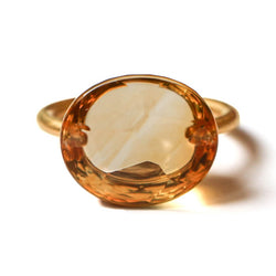 Citrine Cabochon Ring