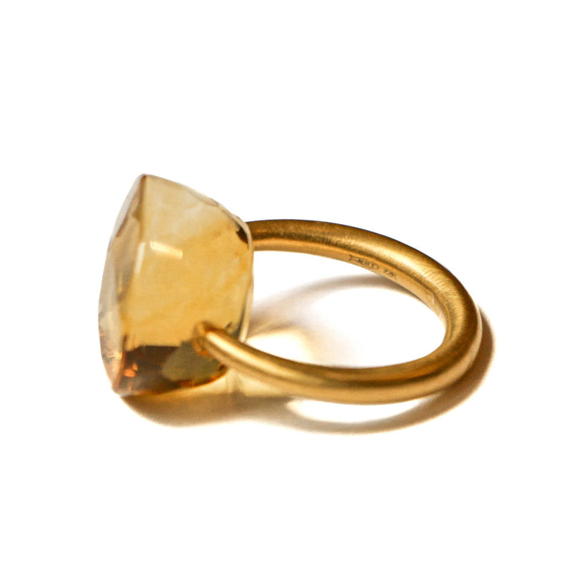 Citrine Cabochon Ring