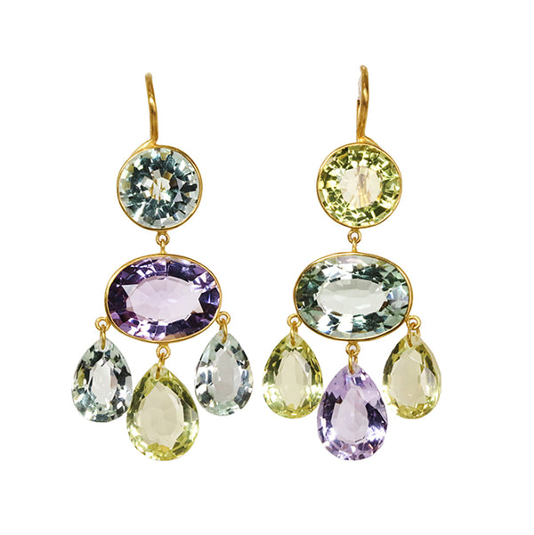 Pastel Gabrielle d'Estrées Earrings 