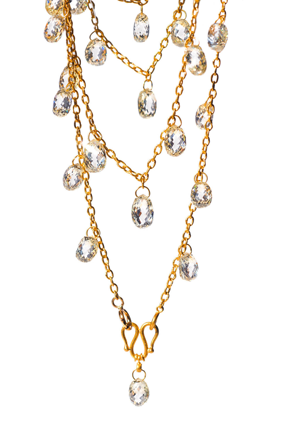 Marie Helene de Taillac Diamond Briquettes Necklace - Marie-Hélène