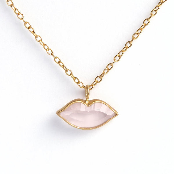 Rose Quartz Tender Kiss Pendant