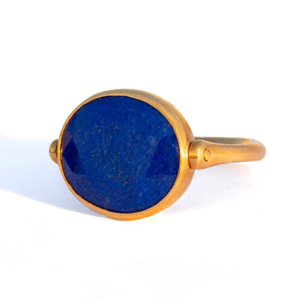 Lapis lazuli Swivel Ring                                