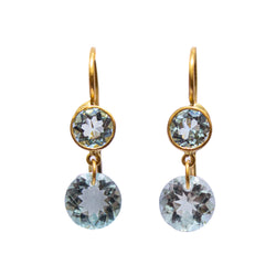 Earrings Incandescence Aquamarine