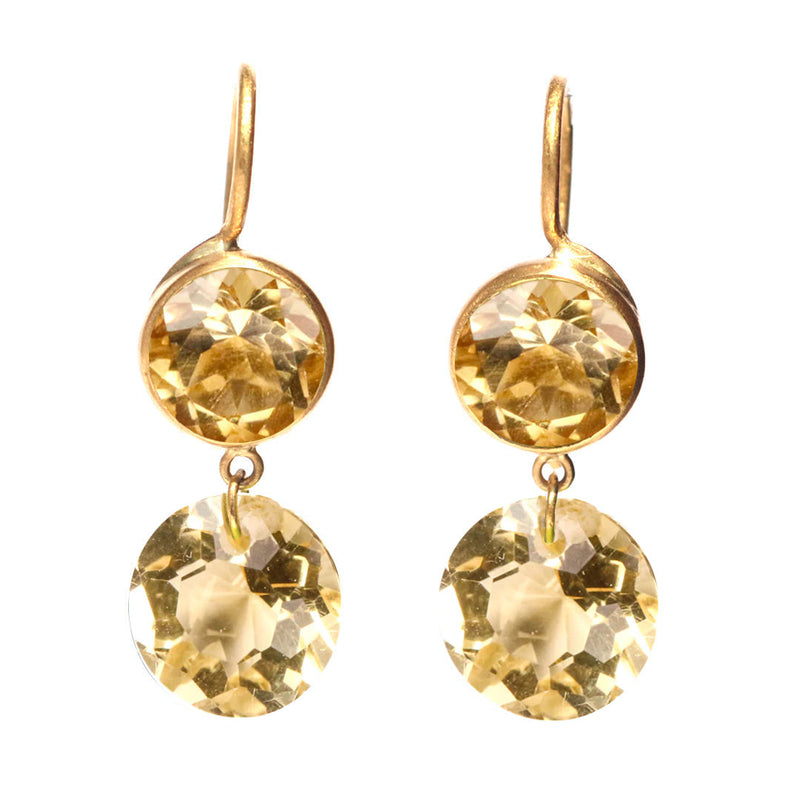 Earrings Incandescence Citrine