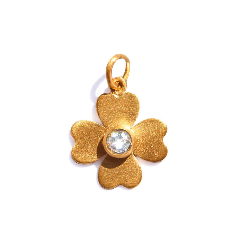 Diamond Clover Pendant