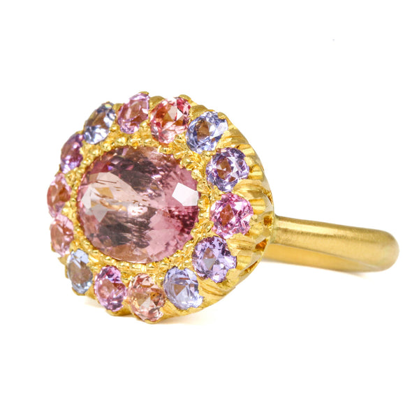 Pink Tourmaline Princess D. Ring