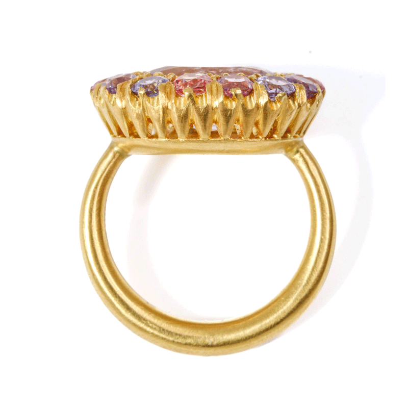 Pink Tourmaline Princess D. Ring