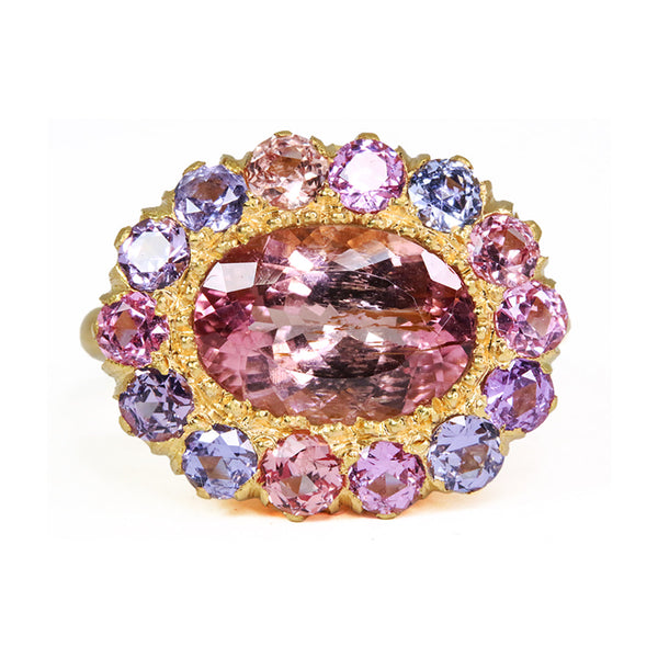 Pink Tourmaline Princess D. Ring