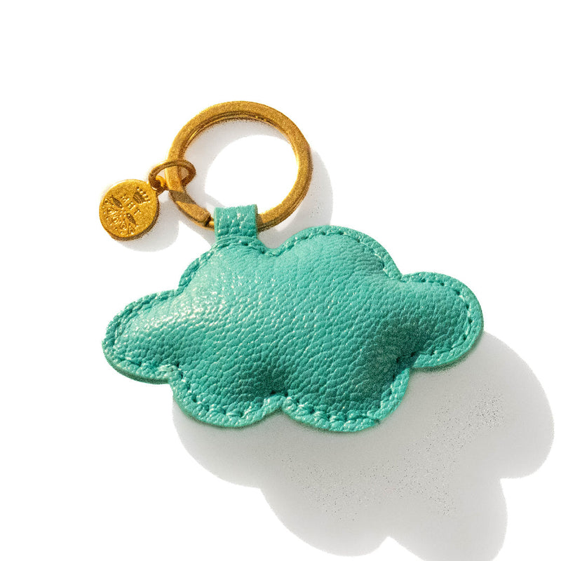 Aquamarine Cloud keyring