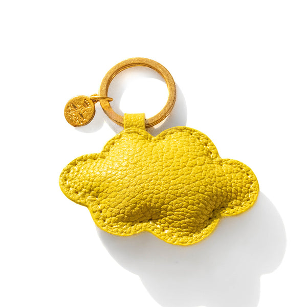 Yellow Cloud Keyring