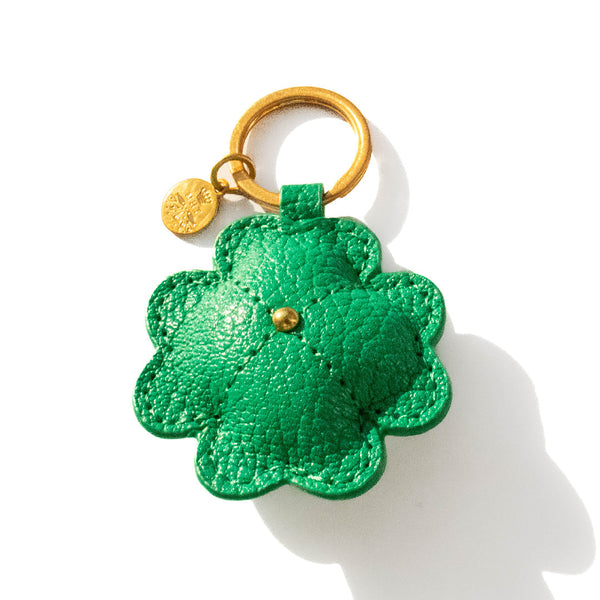 Green Shamrock key ring