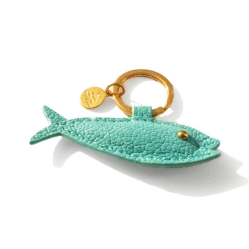 Aquamarine Fish keyring