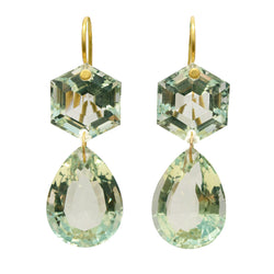 Bianca Green Quartz earrings
