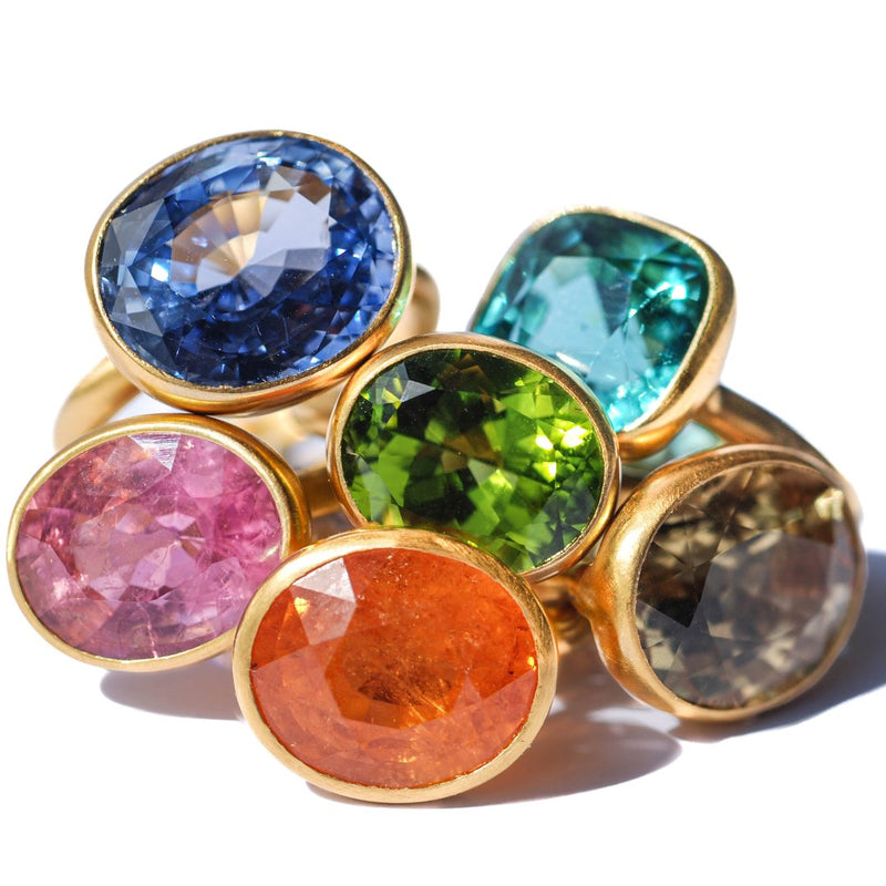 Spessartite Princess Ring