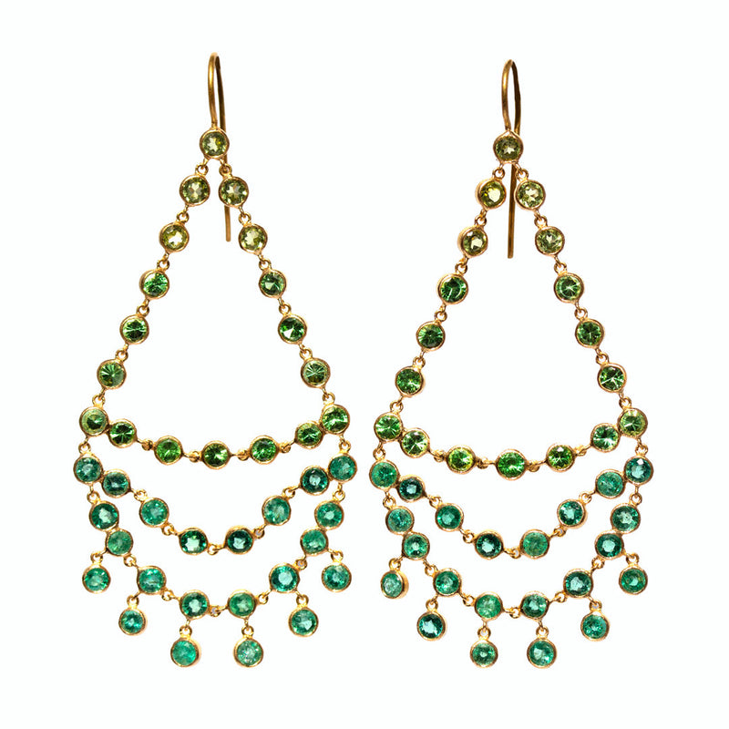 Dancing Emilie Peacock earrings