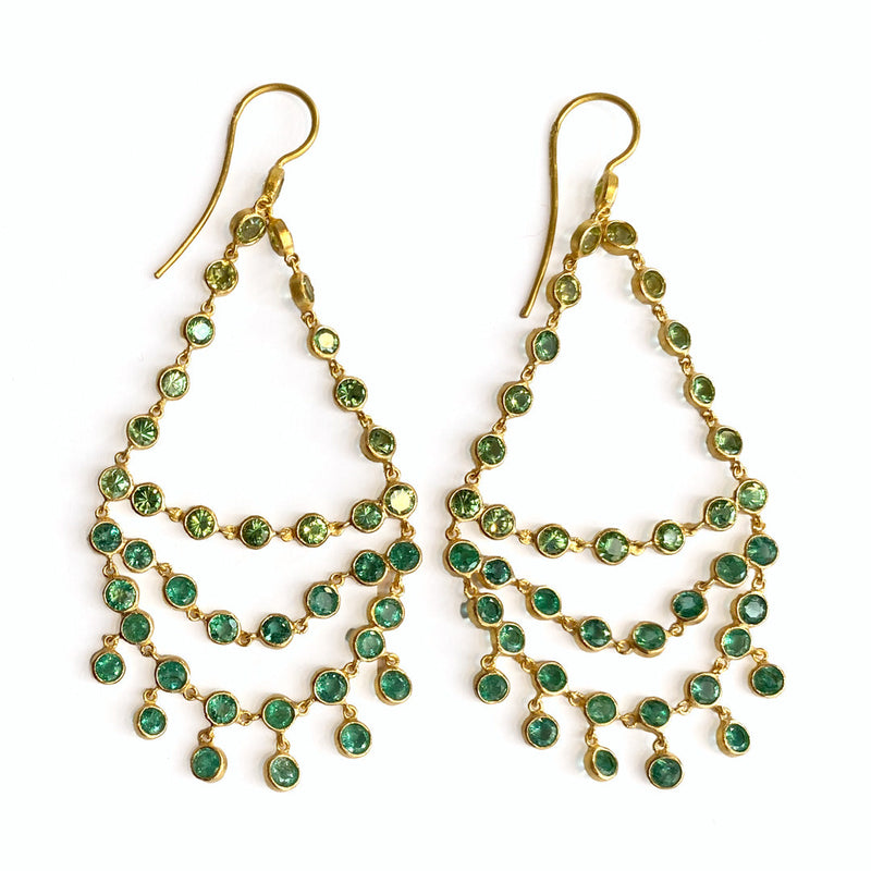 Dancing Emilie Peacock earrings