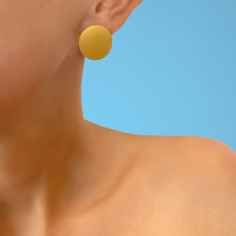 Gold Dots earrings 2 CM