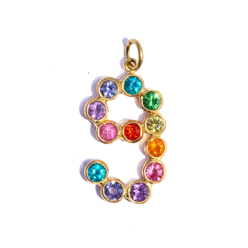Bollywood Number 9 Pendant
