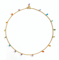 16" Brilliant Rainbow Necklace