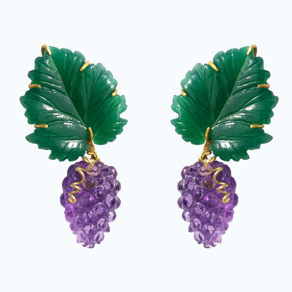 Grapes Earrings <br>