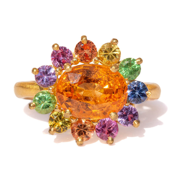 Spessartite Hortensia Ring 