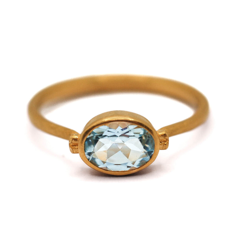 Aquamarine Flirt Ring