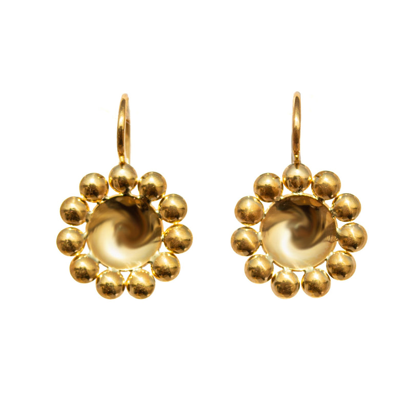 Earrings Daisy Mirror 8 mm