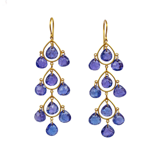 Candeliere Tanzanite earrings
