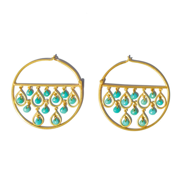 Mille et Une Nuits Turquoise earrings