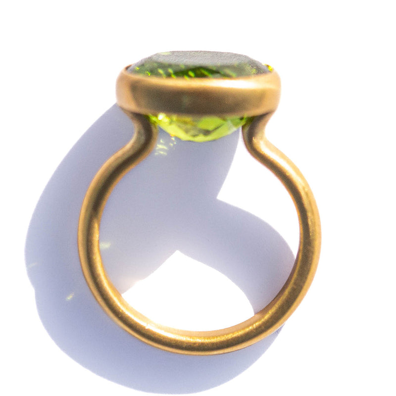 Peridot Princess Ring