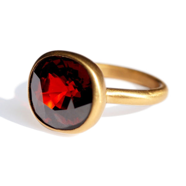 Spessartite Princess Ring