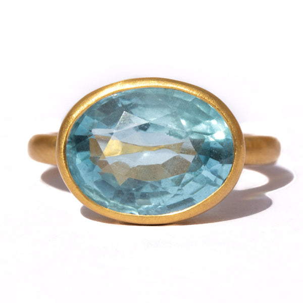 Aquamarine Princess Ring                                