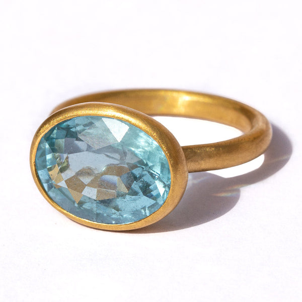 Aquamarine Princess Ring                                