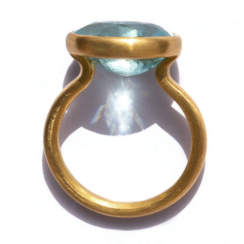 Aquamarine Princess Ring                                