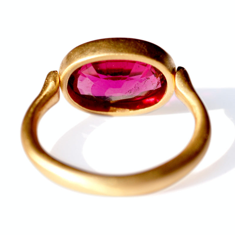 Rubellite Swivel ring