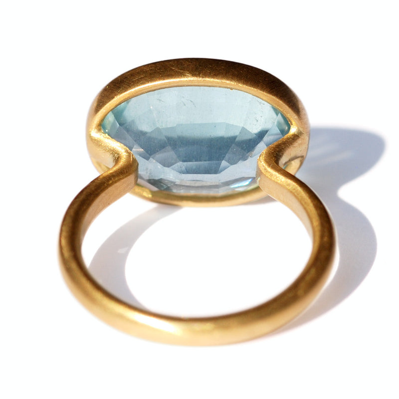 Aquamarine Princess Ring                                